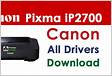 Drivers da Impressora Canon PIXMA IP2700 Download